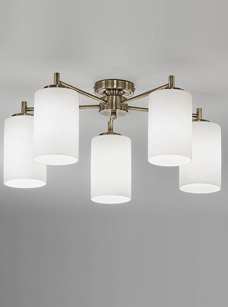 Demi 3/5 Indoor Semi Flush Ceiling Light in Various Type & Finish