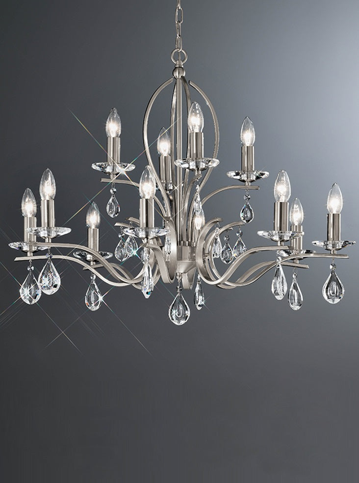 Naomi 3/5/8/12lt Crystal Chandelier