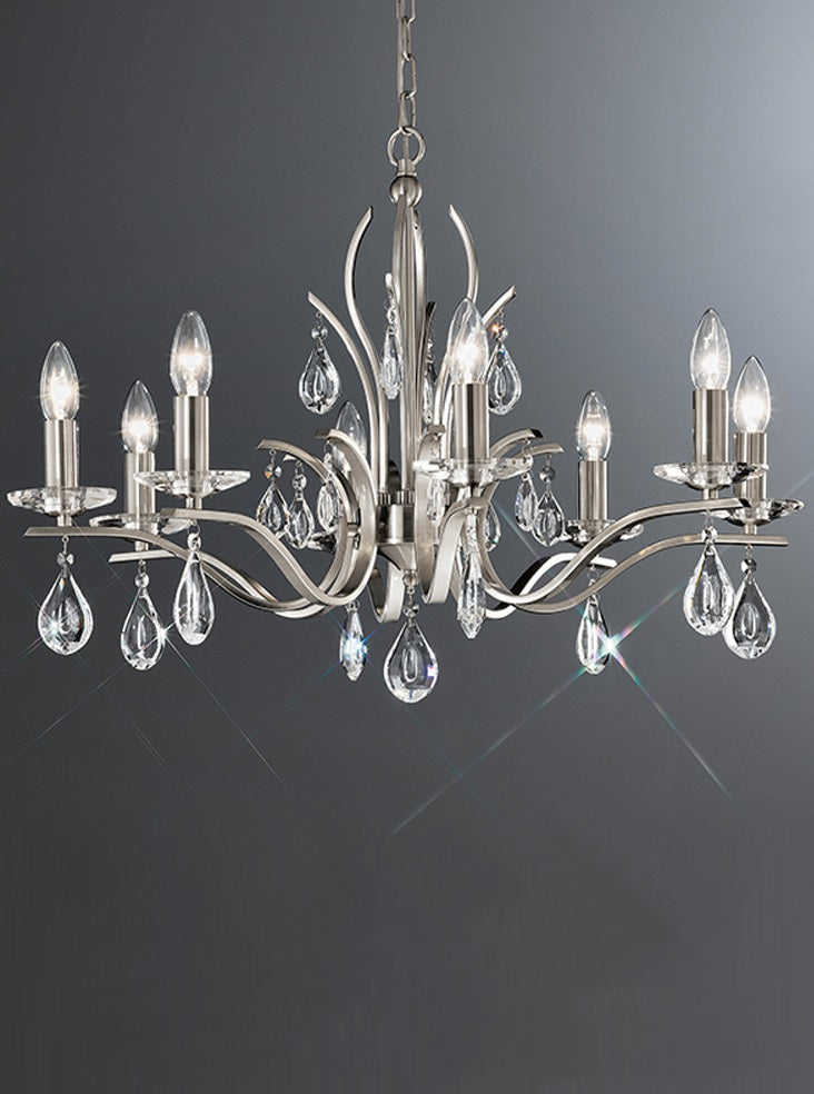 Naomi 3/5/8/12lt Crystal Chandelier