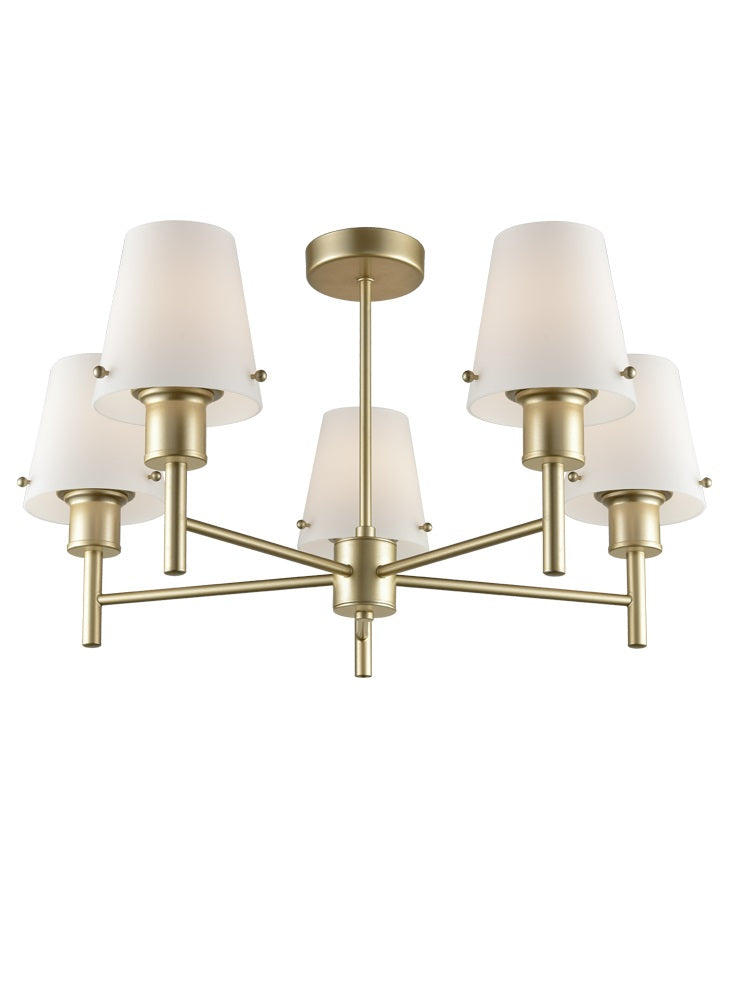 Tunisia 1/2Lt Indoor Semi Flush Ceiling Light in Various Finish