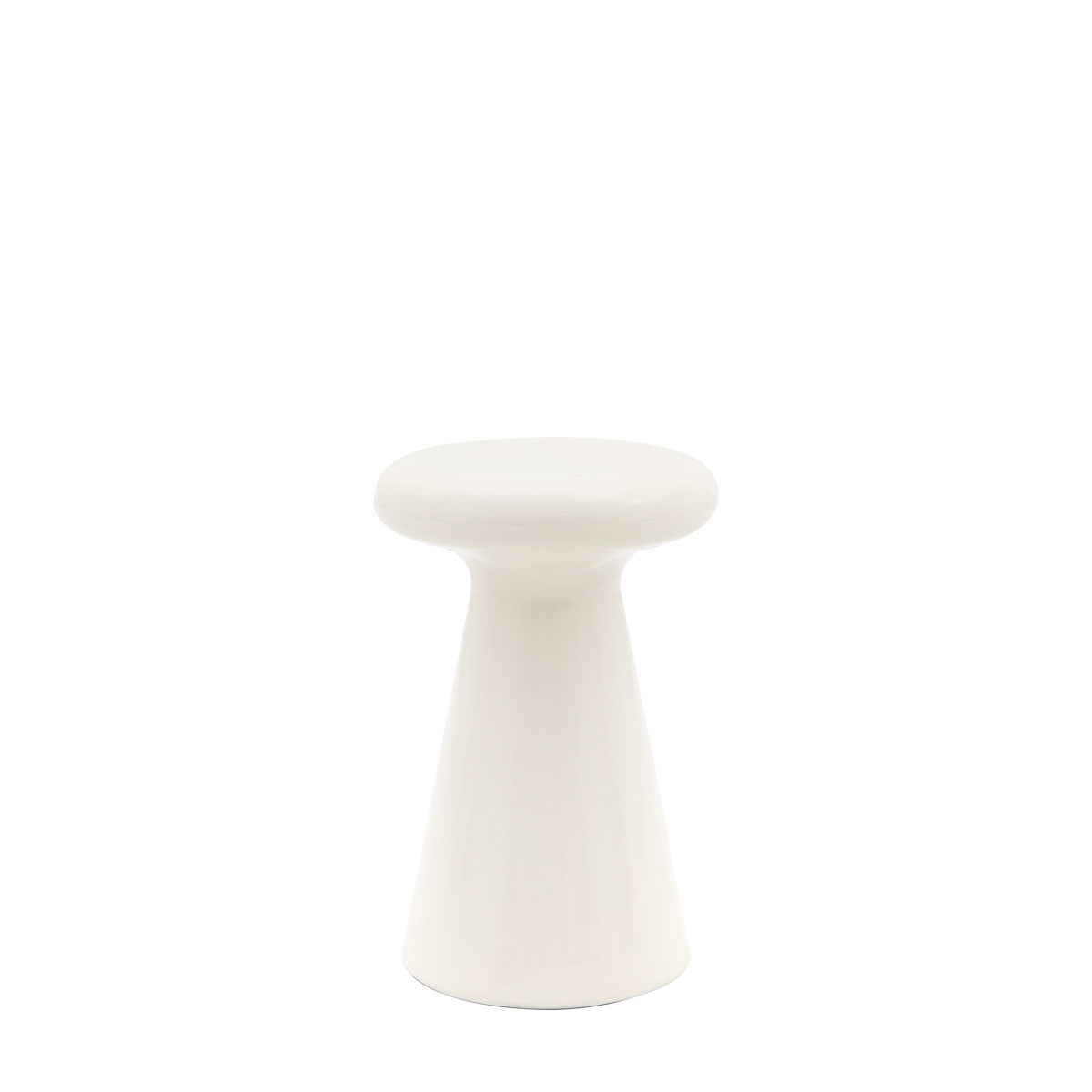 Pavia Side Table Cream/ Concrete