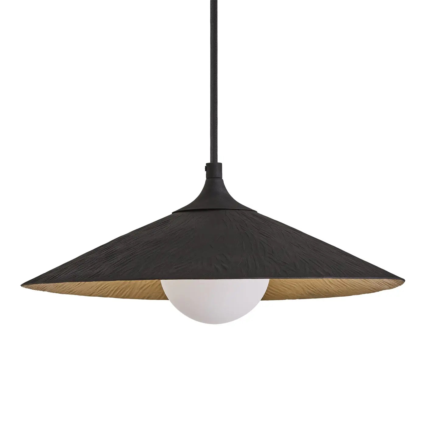 Flume Pendant Light - Black/ Bronze
