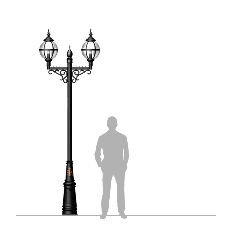 Springvale 2/3Lt Lamp Post - Cast Iron