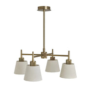 Henley 4 Arm Pendant Light - Brass/Bronze