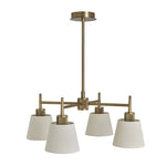 Henley 4 Arm Pendant Light - Brass/Bronze
