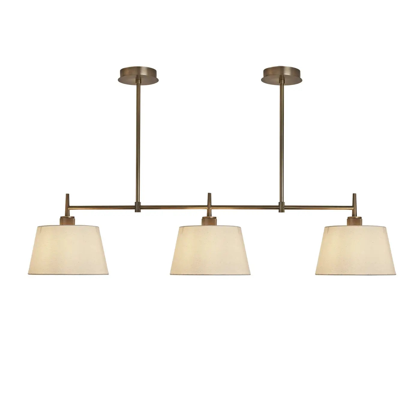 Henley Triple Bar Pendant Light - Bronze/ Brass Base