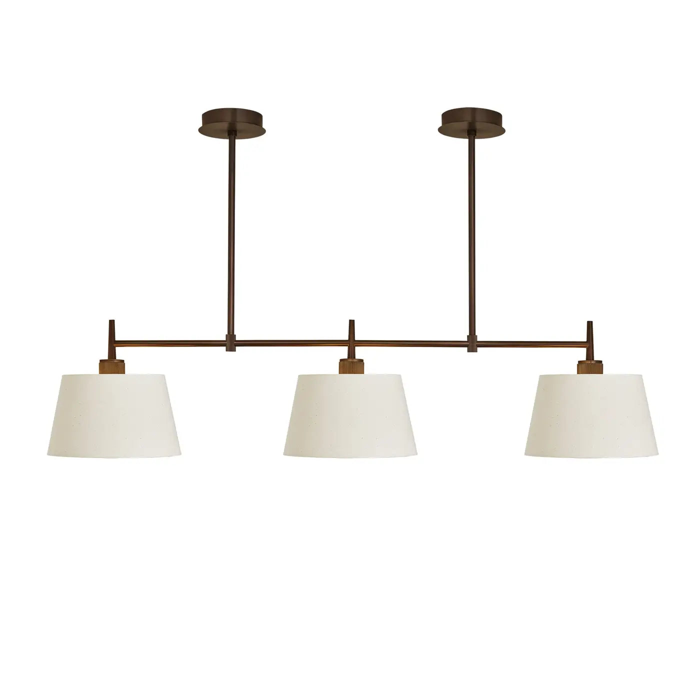 Henley Triple Bar Pendant Light - Bronze/ Brass Base