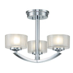 Meridian 3 Light Semi-flush Mount IP44