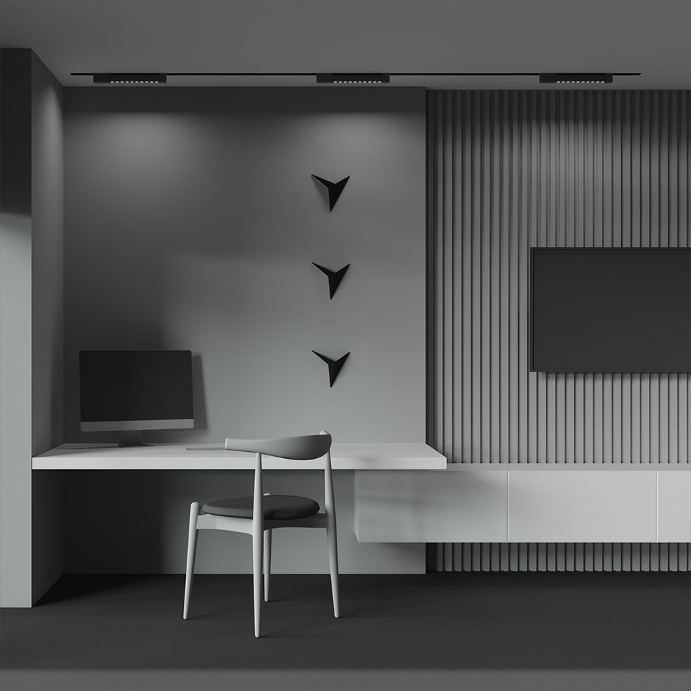 Points Rot Unity Track Lighting -Integrated LED