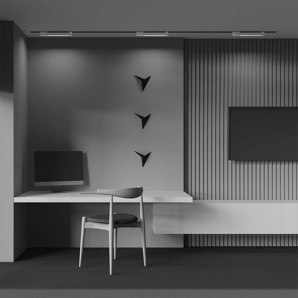 Points Rot Unity Track Lighting -Integrated LED