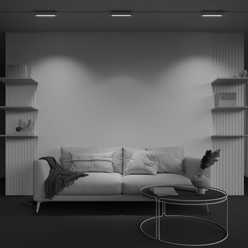 Points Rot Unity Track Lighting -Integrated LED