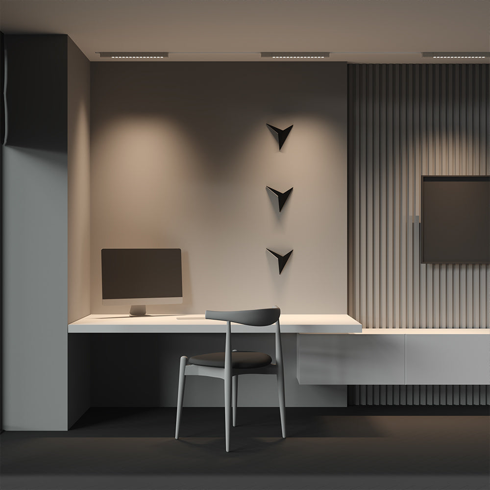 Points Rot Unity Track Lighting -Integrated LED