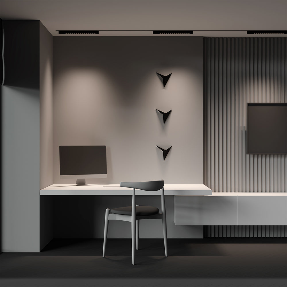 Points Rot Unity Track Lighting -Integrated LED