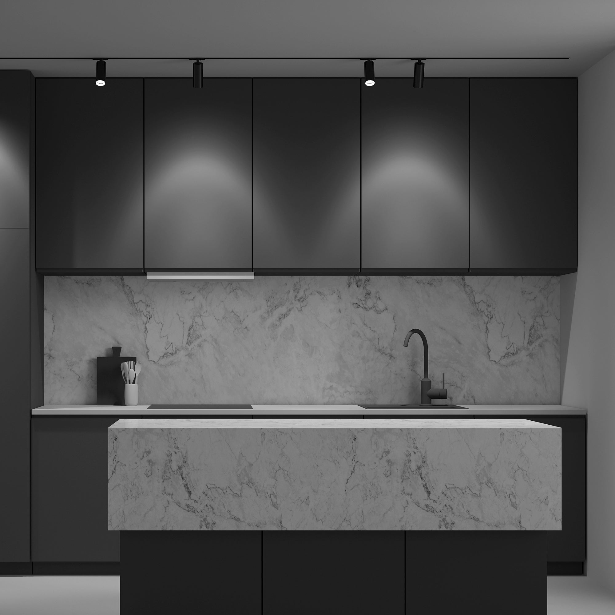 Focus Unity LED  Track Luminaire -Integrated LED Non Dimmable