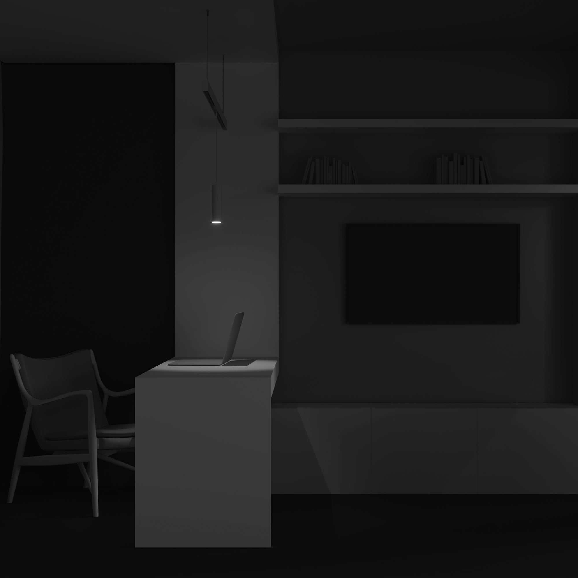 Pendant track luminaire Focus Led Exility 2700-6000K 12W 36° Dim Dali1