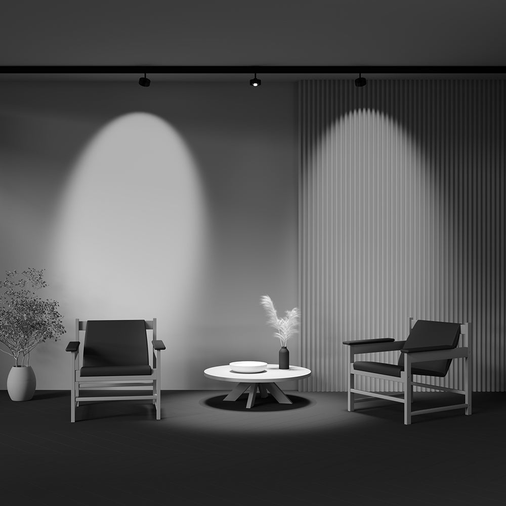 Track Lighting Lens Magnetic track system Exility 3000K 15W 70°