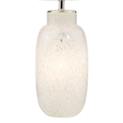 Ileana Table Lamp White Glass Base Only