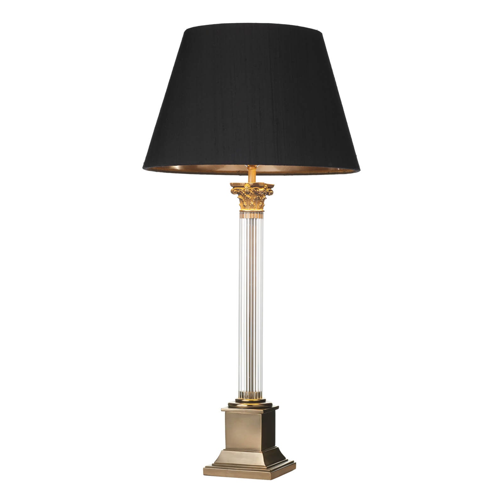 Imperial Small/Large Table Lamp Glass And Bronze Base Only B22