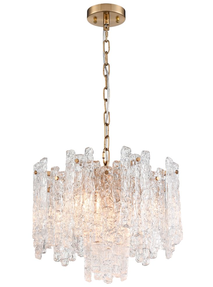 Tundra 5/10Lt Centre Ceiling Light - Aged Brass