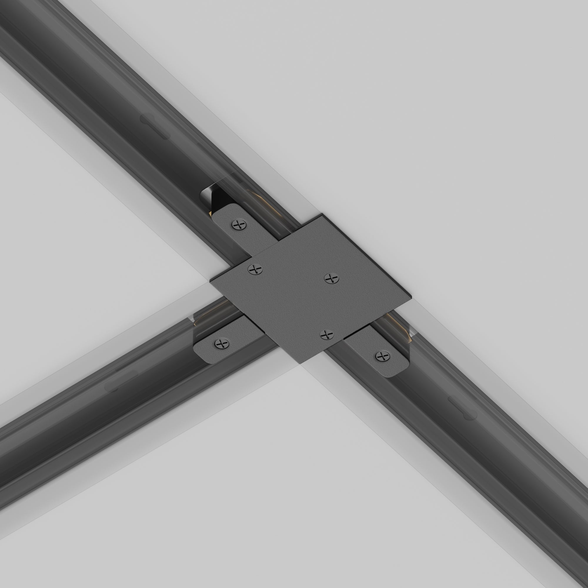 T-connector Unity recessed Components for build-in track system