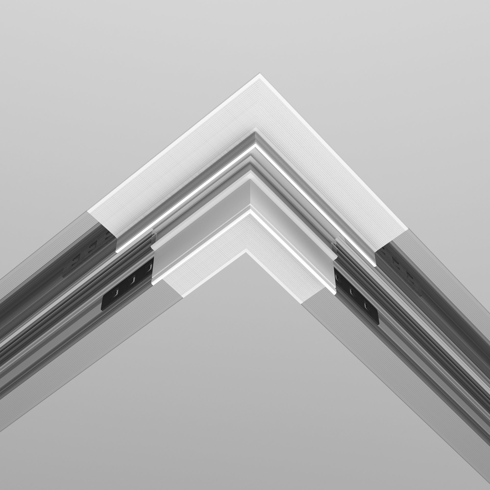L-connector Exility recessed