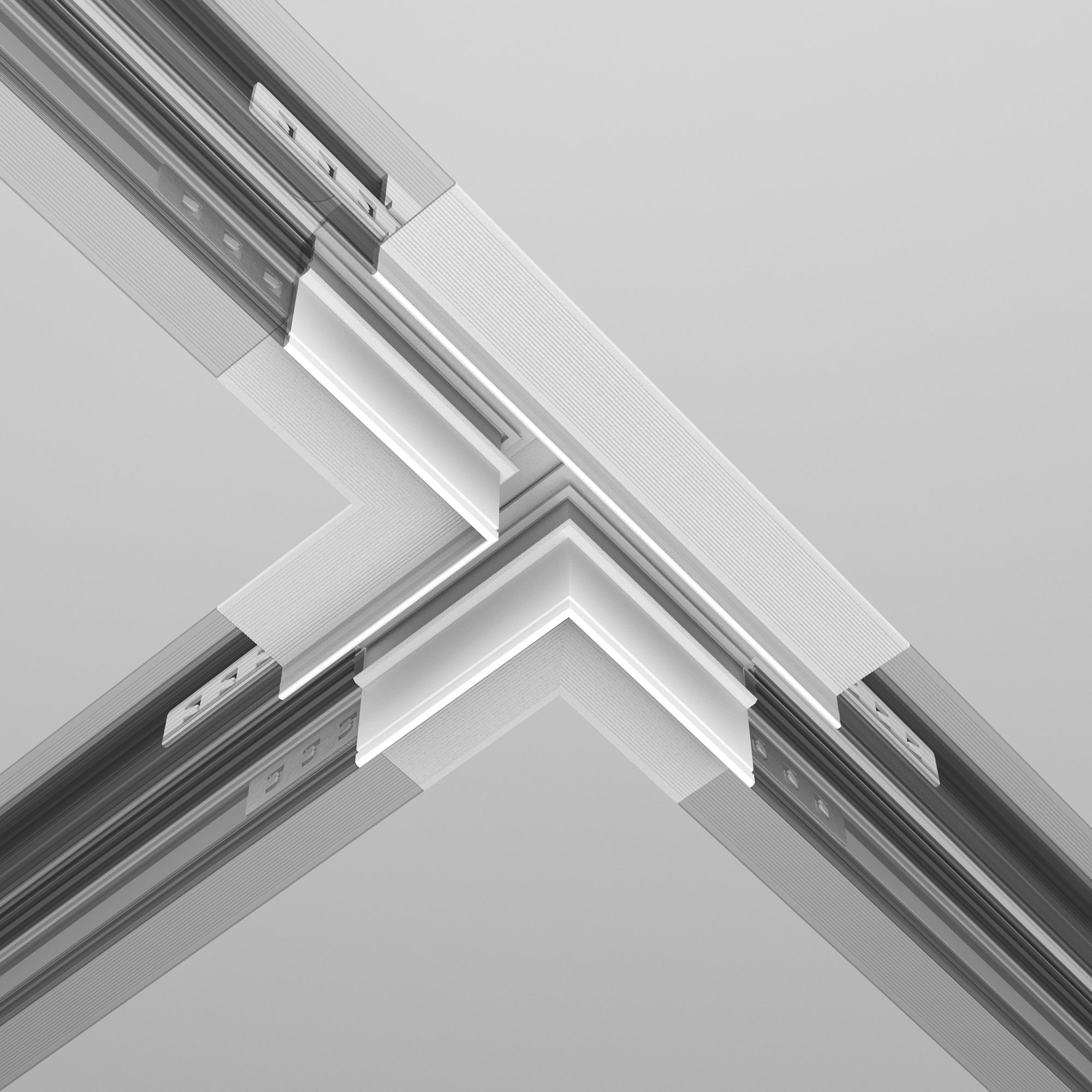 T-connector Exility recessed