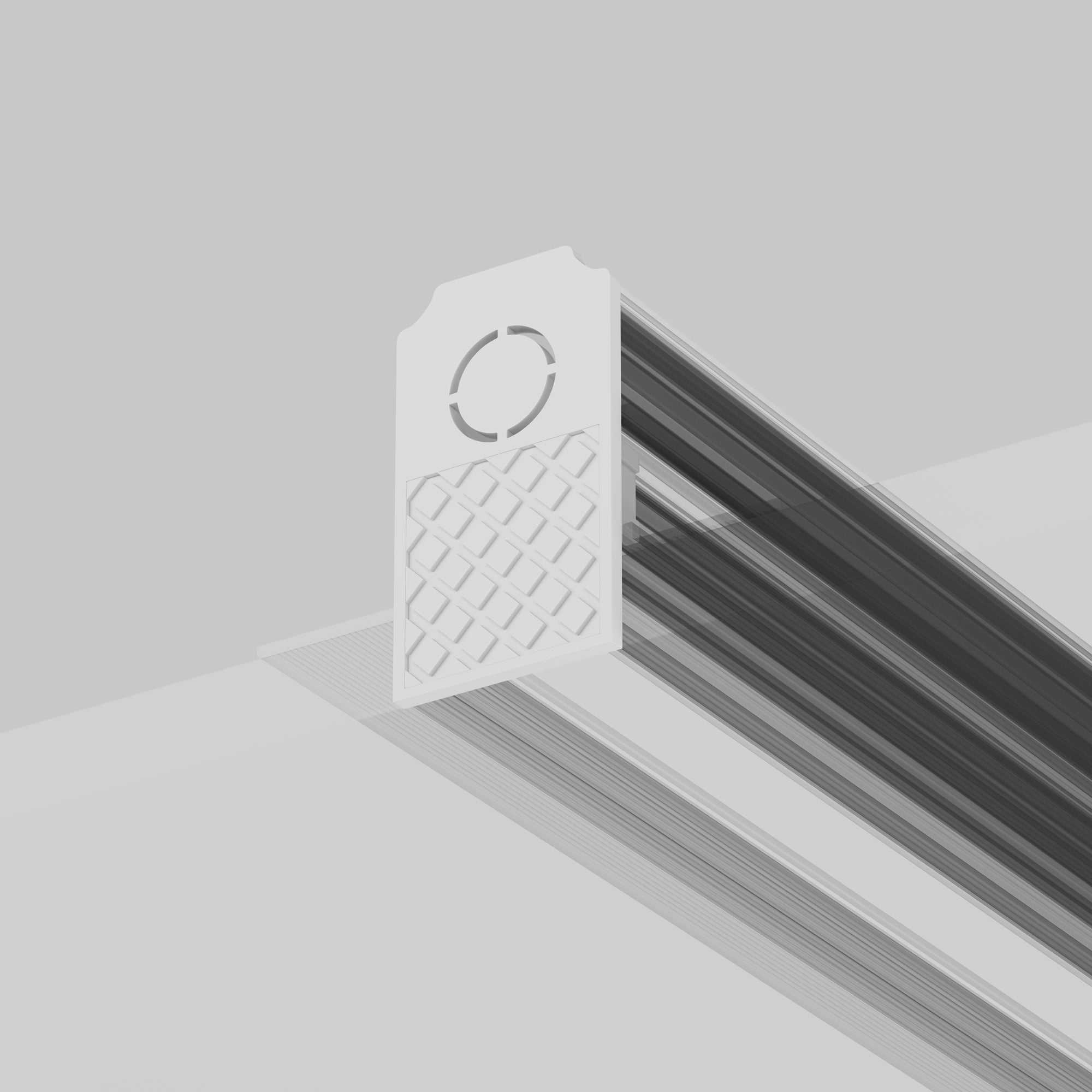 End cap Exility 2 pcs Recessed