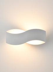 Ibiza Matt White LED Wall Light
