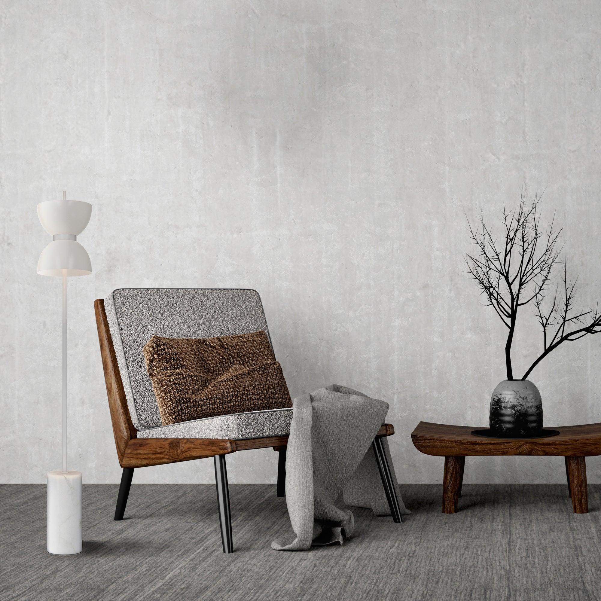 Kyoto Floor lamp Integrated LED - Various Finishes