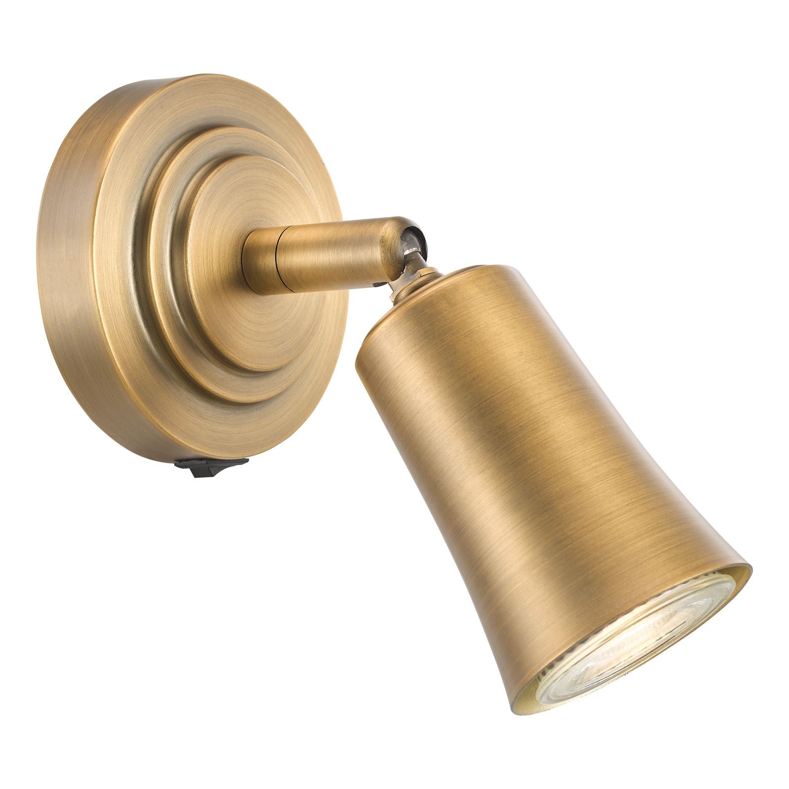 Jedrek Single Spotlight- Aged Brass