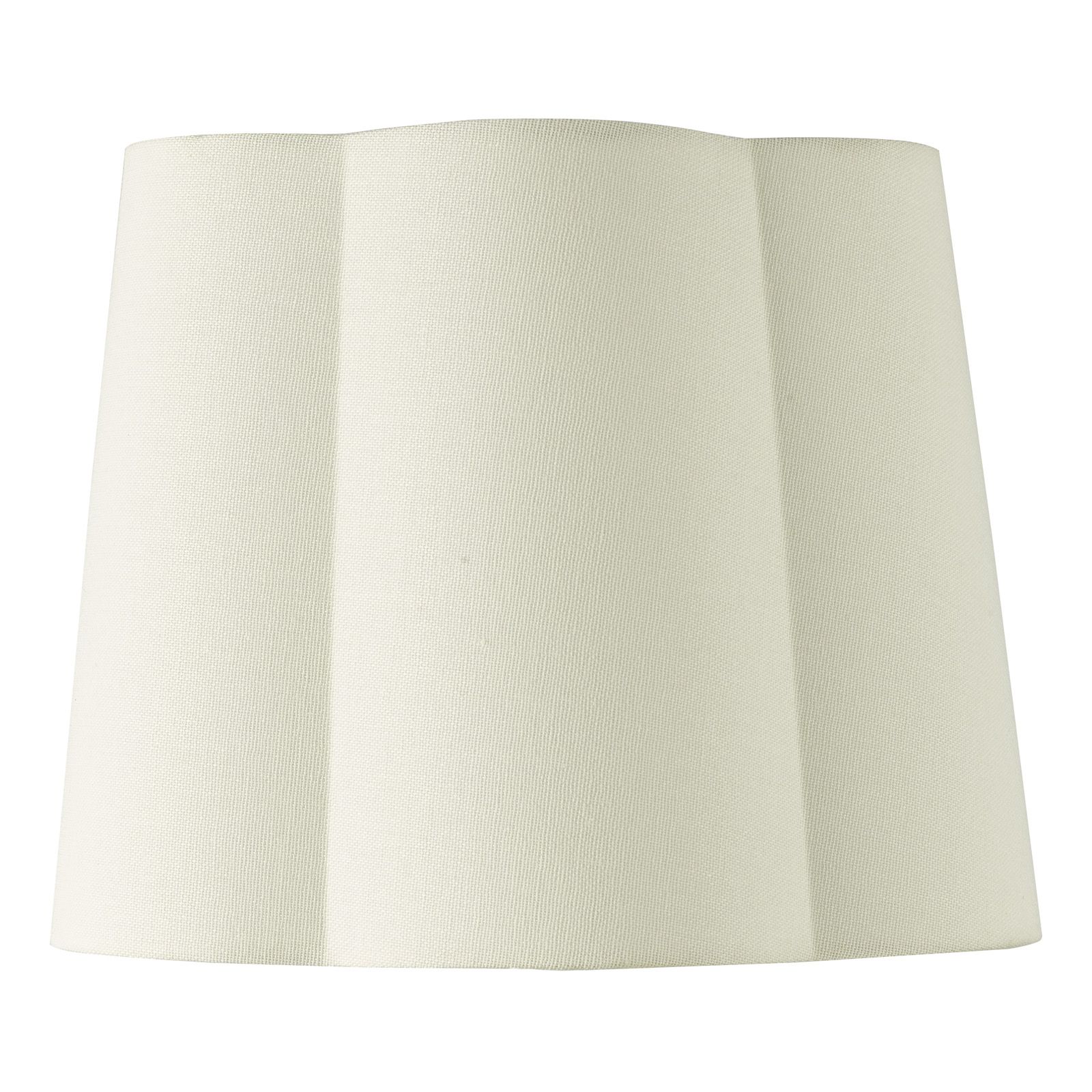 Jordana 27cm Ivory Cotton Scalloped Shade
