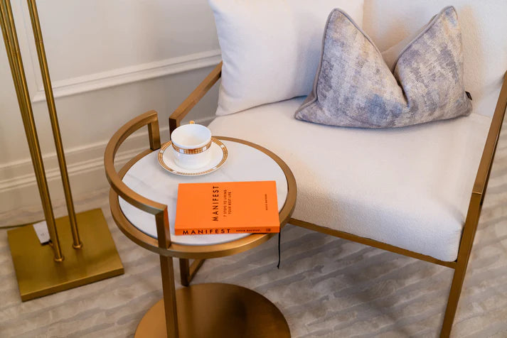 Tours Side Table Bronze - Finish