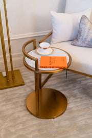 Tours Side Table Bronze - Finish