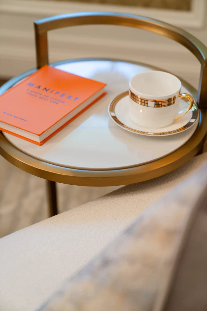 Tours Side Table Bronze - Finish