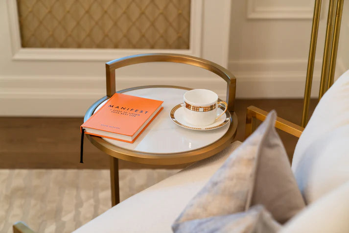 Tours Side Table Bronze - Finish