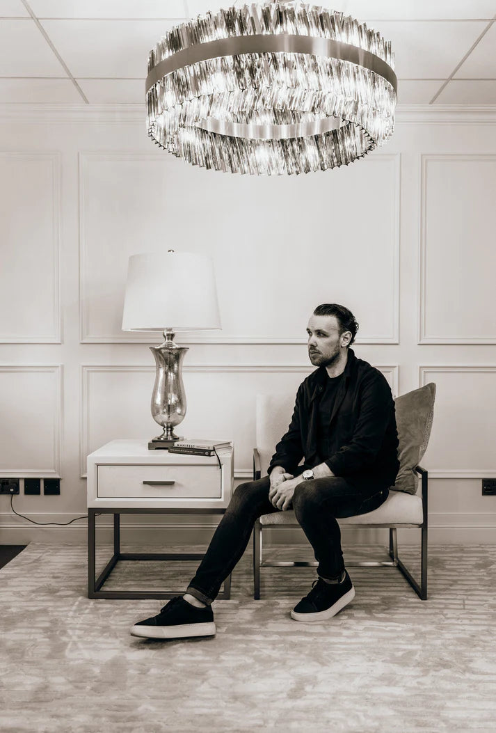 Capri 1 Drawer Side Table Gold - Finish