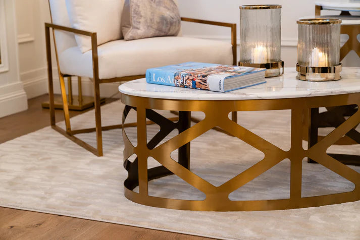 Cannes Coffee Table Gold - Finish