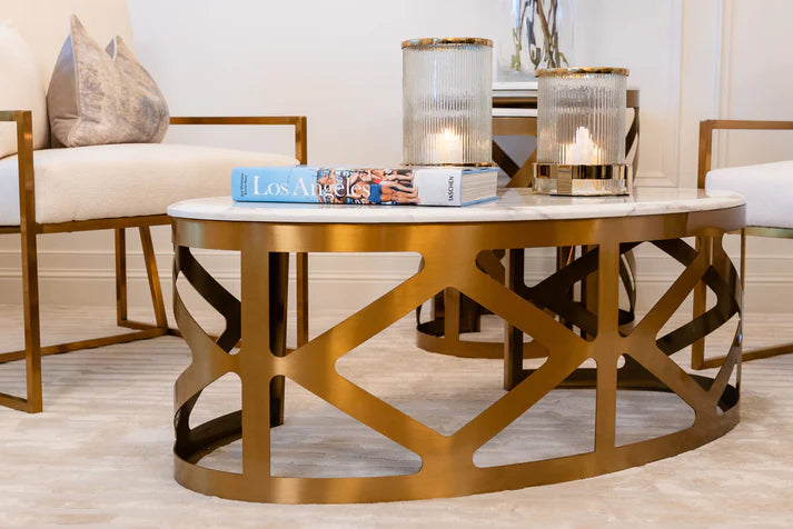 Cannes Coffee Table Gold - Finish