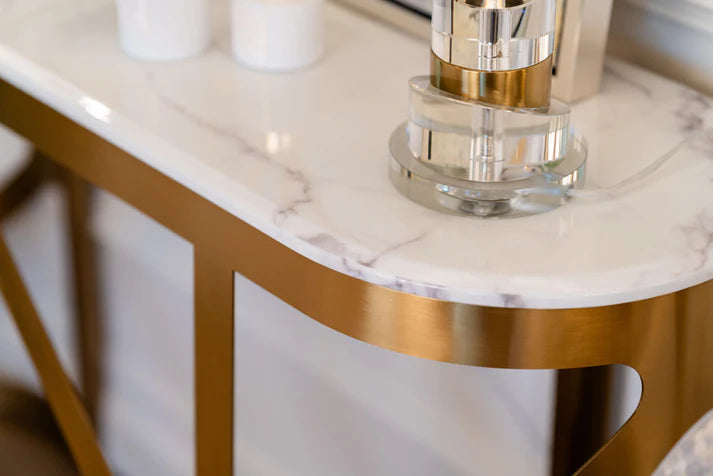 Cannes Console Table Gold - Finish
