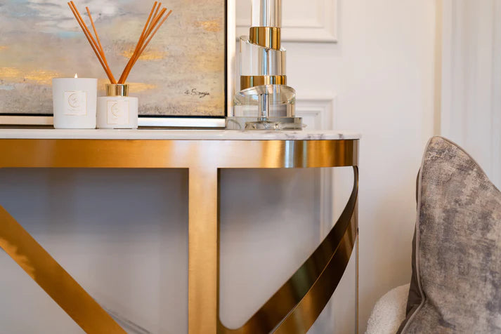 Cannes Console Table Gold - Finish