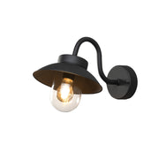 Vega Mini Wall Light Black/White Finish