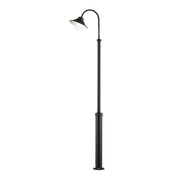 Vega Lamp Post - Taurus Pole Included - Black/White Finish