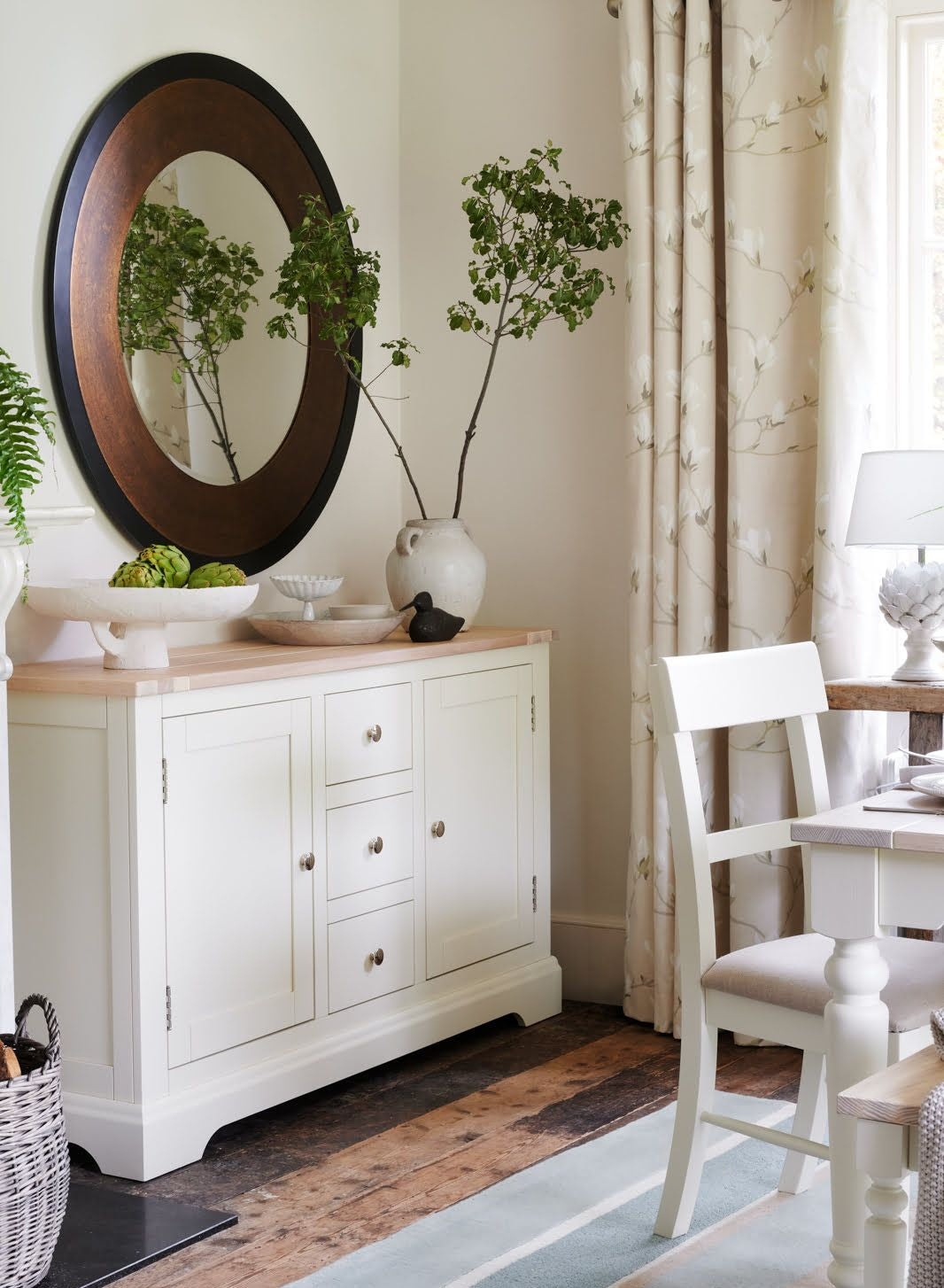 Cara Round Mirror Mottled Bronze -  Small and Large