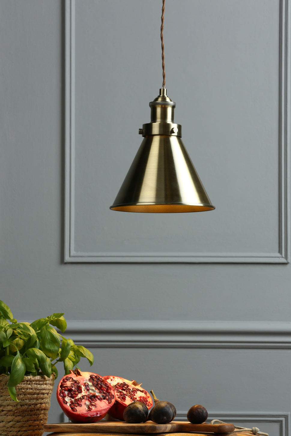 Rufus Small/Large Pendant Various Finishes E27