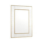 Clemence Mirror Gold Leaf - Rectangle and Square