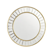 Clemence Round Mirror Gold Leaf - Small and Medium