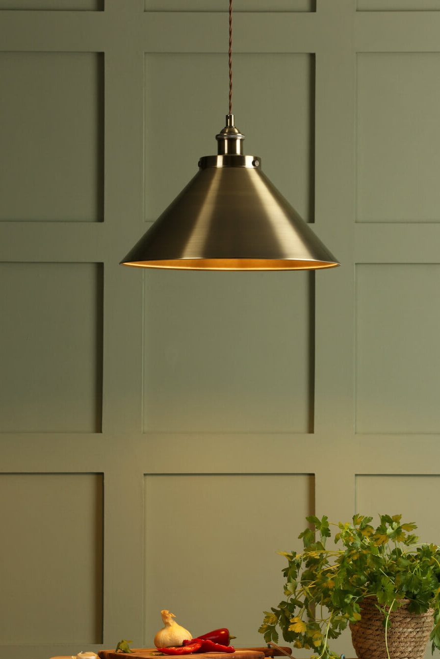 Rufus Small/Large Pendant Various Finishes E27