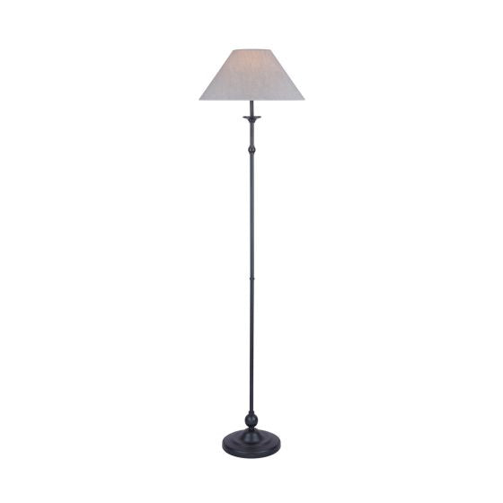 Ludchurch Floor Lamp Industrial Black With Shade