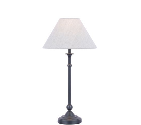 Ludchurch Table Lamp Industrial Black With Shade