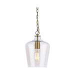 Ockley Single Pendant- Antique Brass/Black/Polished Chrome